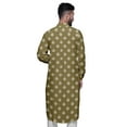 thumbnail image 4 of Atasi Style Asymétrique Kurta pour Hommes Imprimée Longue Chemise Kurta Décontractée, 4 of 6