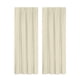 thumbnail image 1 of Cortinas semitransparentes con varilla, color beige, tamaño 100x200 cm, paquete de dos piezas., 1 of 6