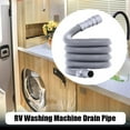 thumbnail image 2 of 26.2 Ft Drain Hose with Clamp, Universal Extension Hose Kit for RV Hoses Up Drain Outlets, to Fit 1-1/2 for RV Fit Inch Sewer Sewer Wastewater Foldable Hose for & Sewer Kit Foldable Drain Tra, 2 of 9
