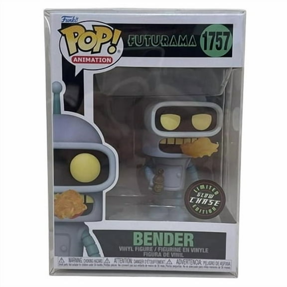 Funko POP! Television Futurama S3 Vinyl Figure - BENDER #1757 *GLOW CHASE*
