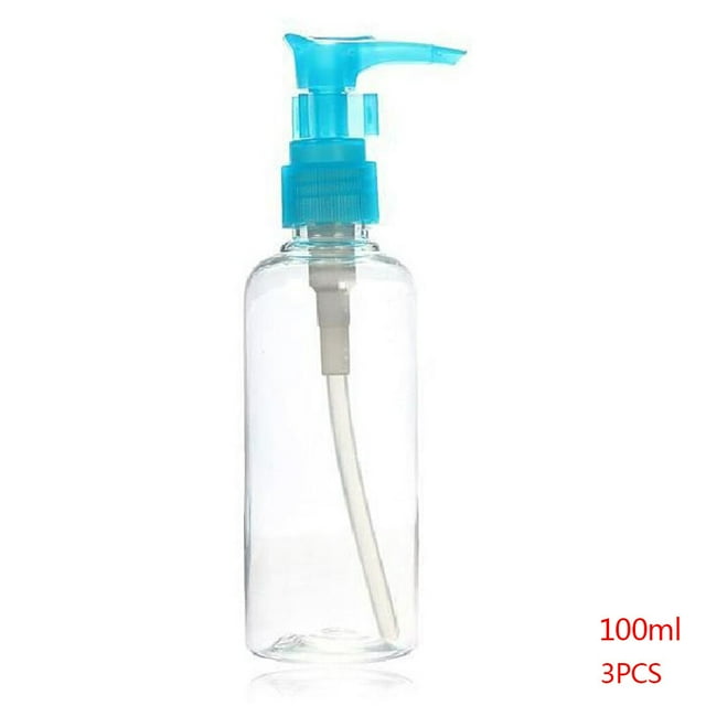 Toystoory 3 uds 100ml botella con bomba de pulverización contenedor cosmético de plástico transparente bomba de aroma de Perfume vacía Almacenamiento y organización del hogar