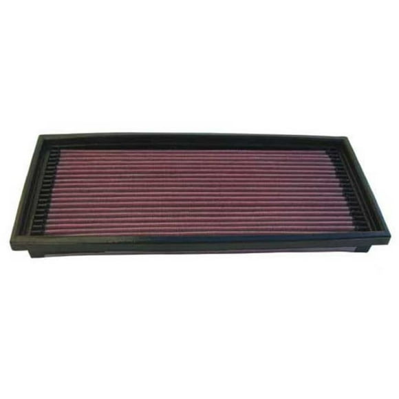 Fits 1985-1989 Chevrolet Corvette K & N Filters Air Filter 33-2014 FilterCharger; Washable; Red; Cotton Gauze; Panel