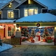 thumbnail image 4 of Virelaxpo Large Christmas Garage Door Cover Banner with Festive Design,for Outdoor Holiday Decoration and Door Photography Backdrop,Easy Installation without Tools, 4 of 8