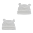 thumbnail image 3 of Qarigey Sombrero de bebé Cómodo Fotografía multifuncional Niñas Niño Sombreros Accesorios infantiles Sombreros para niños Gorros para Blanco 2Conjunto, 3 of 6