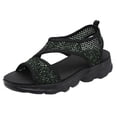 thumbnail image 1 of IUJSOY Womens Walking Sandals Mesh Open Toe Sports Water Sandals Arch Support Athletic Beach Shoes, 1 of 5