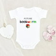 thumbnail image 2 of Unique Baby Onesie Baby Shower Gift Future Bookworm Baby Onesie Bookish Baby Onesie Cute Baby Bookworm Onesie, 2 of 5