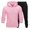 Light pinkB&25^0709K, variant on Fabrcox Sweatsuits for Men 2 Piece Unisex Fleece Mens Joggers and Hoodie Set Causal Athletic Workout Sweatshirt Joggers Track Suits Beige S