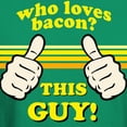 thumbnail image 3 of CafePress - This Guy Loves Bacon! T Shirt - Men's Classic Graphic Cotton T-Shirt, 3 of 4