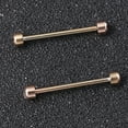 thumbnail image 2 of 2pcs Watch Screw Tube Rods Screw-in Watch Strap Link Rod Connect Rod Repair Tools for Watchmaker - 20mm Inner Diameter (Rose Goldr), 2 of 7