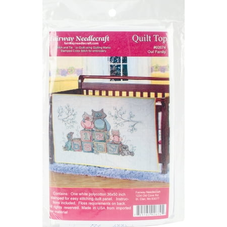 - stamped baby quilt top 36