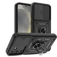 thumbnail image 5 of Elegant Choise Case with Screen Protector with Ring Stand and Slide Camera Lens for Samsung Galaxy S24 Ultra/S24 Plus/S24, Black, 5 of 16