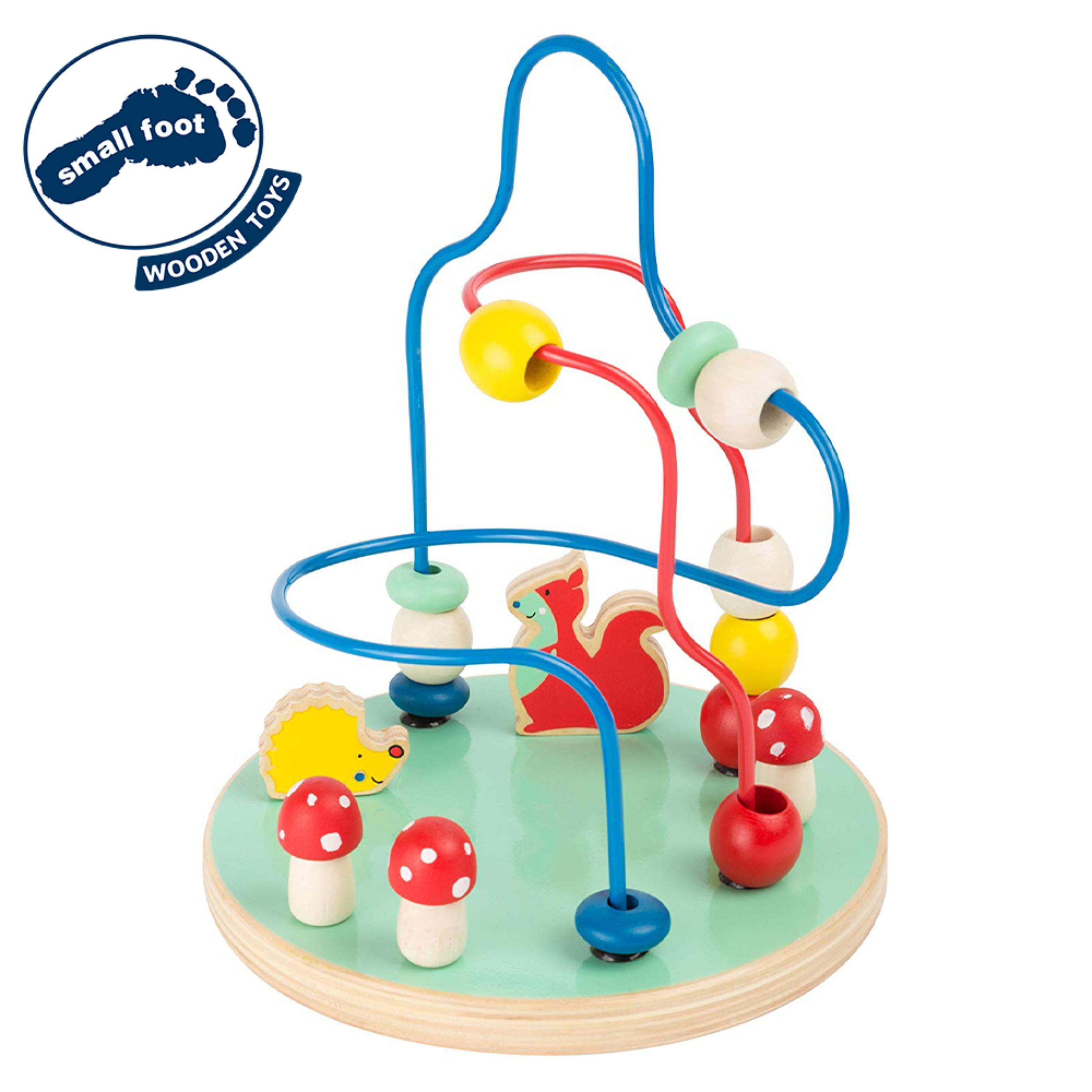 Small Foot Wooden Toys Bead Rollercoaster "Move It!" Playset