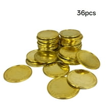BESTSKY Fashion St Patricks Day Decorations 36Pcs Irish Plastic Gold Coins Home Decor Party Decorations St Patricks Day Accessories