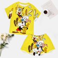 thumbnail image 4 of Brothers Cuphead Mugman Summer Home Suit For Womens Short-Sleeved Pajama Set 2pcs Loungewear Soft Sleepwear T-Shirts Tee Shirt Top And Short Sleeping Pants, 4 of 8