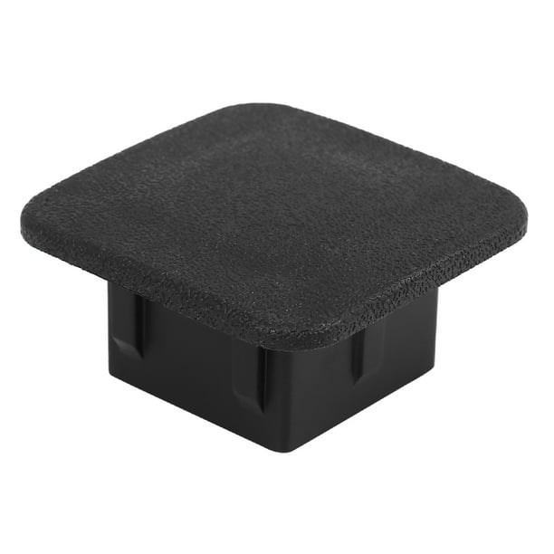 Black Rubber Trailer Hitch Cover Towing Dust Protector Cap for 1.25
