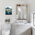 thumbnail image 5 of 12x16 Inch Modern Mountain Decor Watercolor Forest Wall Art, Adds a Natural Touch to Your Living Room or Bedroom, 5 of 7