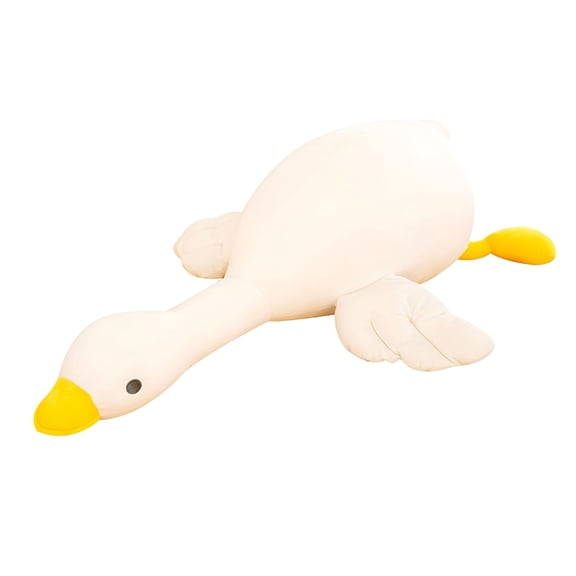 BESTSKY 2026 New Cartoon White Duck Plush Toy 26Inch Big Size Stuffed Animal Goose Plushie Doll Bedtime Throw Pillow for Kids Adults