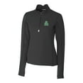 thumbnail image 2 of Women's Cutter & Buck Black Marshall Thundering Herd Traverse Stretch Quarter-Zip Pullover Top, 2 of 3