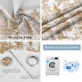 thumbnail image 4 of Orange Pine Tree Blackout Curtains for Bedroom/Living Room, Thermal Insulated Kitchen Curtains, Vintage Watercolor Botanical Grommet Darkening Window Treatment Drapes 42"x84"x2, 4 of 8