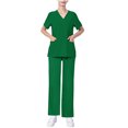 thumbnail image 6 of Samickarr Nursing Uniforms Scrubs Sets For Woman And Man Clearance Plus Size Working Uniform With Pocket Scrubs Medical Uniform Scrubs Top And Pants, 6 of 6