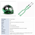 thumbnail image 3 of Universal Motorcycle Helmet Night Riding LED EL Cold Light Strip Signal Flashing Stripe Sticker Decoration Kit Bar Bike Bicycle, 3 of 8