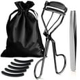 thumbnail image 2 of Black Eyebrow Curler Eyelash Comb Eyelash Curler Organizer 9-Piece Set, 2 of 8
