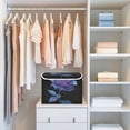 thumbnail image 6 of Foldable Fabric Storage Bin With Handle Collapsible Basket Box Storage With Lid Organizer Shades Of Rose, 6 of 7