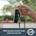 SABRE Pepper Spray with Quick Release Keychain, Black Color, 1 Ct, 0.21