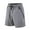 Gray, variant on Men's Fashion Solid Color Loose Comfort Motion Straight-Leg Work Shorts - Breathable & Durable