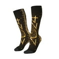 thumbnail image 2 of Bingfone Compression Socks For Women And Men Long Socks For Running Athletic Cycling Nurse-2024 Happy New Year, 2 of 9