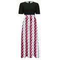thumbnail image 3 of WILLBEST Vestidos Para Mujer Falda Larga Con Estampado Del Día De La Independencia Para Mujer Falda Informal De Verano 539, 3 of 3