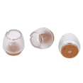 thumbnail image 3 of 16 piezas/paquete de tapas redondas para patas de muebles, mesas, sillas, protectores de suelo (transparentes), 3 of 7