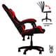 thumbnail image 5 of Silla Gamer Ergonómica LUMO Ejecutiva de Oficina Reposapies rojo, 5 of 7