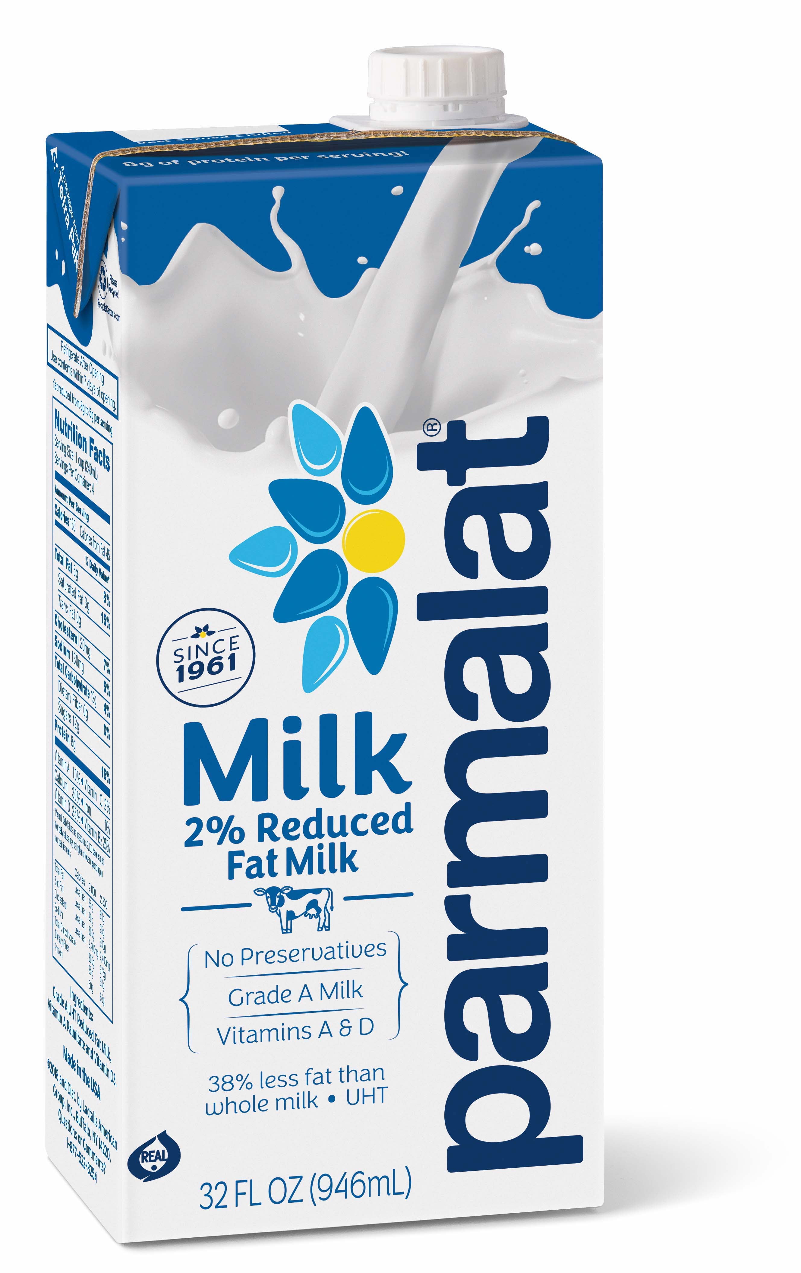 Parmalat 2% Reduced Fat Milk, 32 fl oz