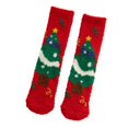 thumbnail image 2 of GILIGEGE 1Pairs Christmas Socks Fuzzy Christmas Socks Colorful Warm Fluffy Slipper Socks for Women Fuzzy Socks Teen Slipper Cozy Winter Fluffy Comfy And Warm Cabin Home Fleece Socks, 2 of 3