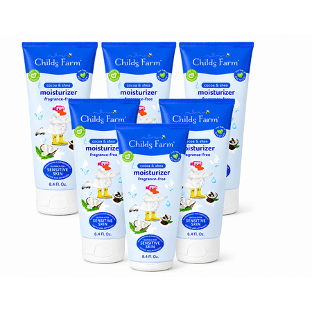 Childs Farm Fragrance-Free Moisturizer, 250ml, Hypoallergenic, Unisex 6 Pack