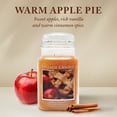 thumbnail image 2 of Village Candle Warm Apple Pie Scented Candle, Large 21.25 oz Apothecary Jar, 2 of 9