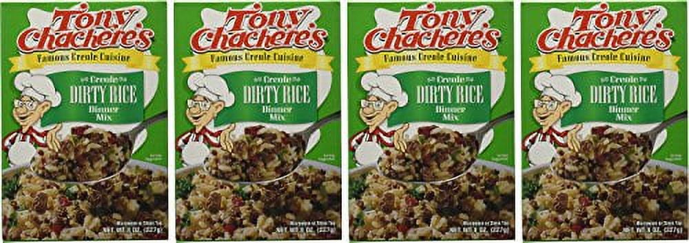 Tony Chachere Rice Dinner Mix, Dirty Rice, 4 Count