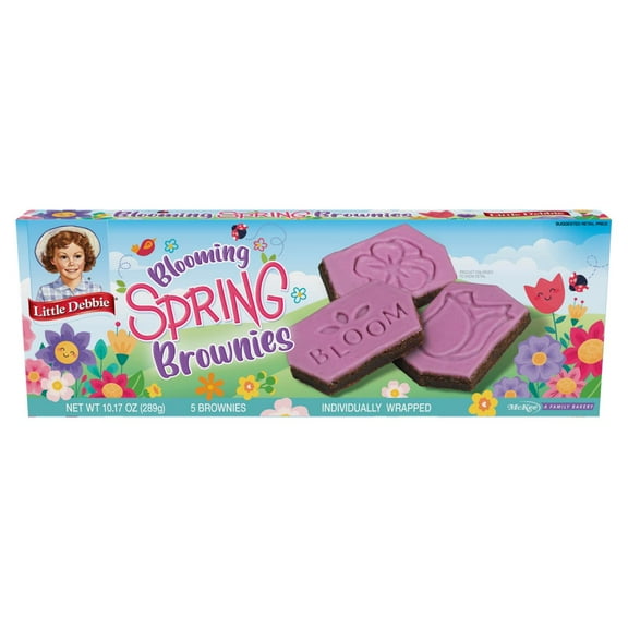 Pack of 2 - Little Debbie Blooming Spring Brownies 5 ct