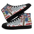 thumbnail image 4 of Jesus Christ Cross Christmas Be Still Know That I Am God High Top Canvas Shoes Sneakers Black Size 13, 4 of 7