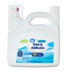 Great Value Free & Delicate Liquid Laundry Detergent, Unscented, 132 fl oz, 100 Loads
