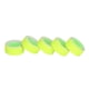 thumbnail image 2 of Etiqueta de precios de 3 tubos 15000 piezas Etiqueta de pistola de precio de una sola fila 21x12 mm para M5500 MX5500 Amarillo fluorescente, 2 of 9