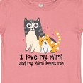 thumbnail image 4 of Inktastic I Love My Mimi Loves Me Cat Boys or Girls Baby T-Shirt, 4 of 5
