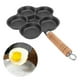 thumbnail image 4 of Cast Iron Pan, Uncoated Breakfast Pan, Non-Stick Omelette Pan, 4 of 5