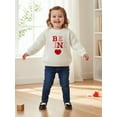 thumbnail image 6 of Jxzom Toddler Baby Boy Girl Valentines Day Sweaters Oversized Long Sleeve Letters Warm Winter Knit Sweater Newborn Cute Fall Winter Clothes, 6 of 10