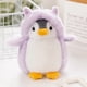thumbnail image 3 of Pingüinos de peluche Kawaii, pingüino de peluche suave con unicornio/dinosaurio/conejo, disfraz de juguete para niñas, regalo de cumpleaños, fiesta, 3 of 5