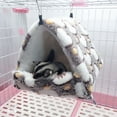 thumbnail image 5 of Dormir roedor peluche casa pequeña hamster hamaca juguete cama cabaña cobayas conejo chinchilla hurón, marrón M Shuxiu Wang 9024719156545, 5 of 5