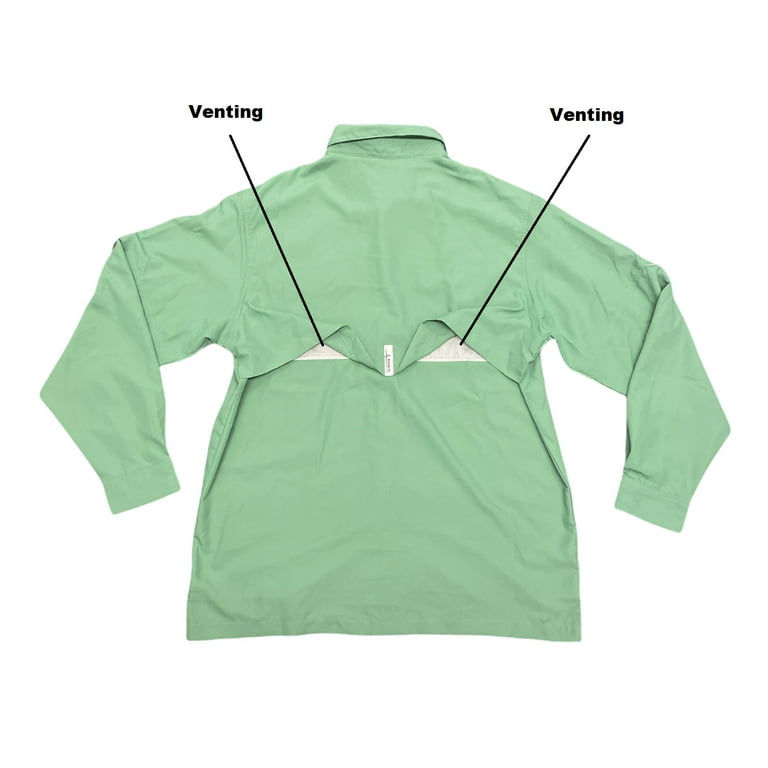 Habit Men's Kona Beach Long Sleeve Button Down Fishing Boating River Shirt  (Micro Chip, S) 
