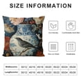 thumbnail image 5 of PRATYUS  Blue and White Porcelain Farmhouse Pillow Covers Blue Chinoiserie Vase White Sofa Cushion Cover Chinoiserie Style Accent Pillow for Sofa Couch White, 5 of 5