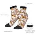 thumbnail image 6 of Fuzoiu Sunflowers And Butterflies Print Adult Socks, Crew Moisture-wicking Socks, Unisex Cushion Crew Socks,Casual Sports Ankle Socks, 6 of 7